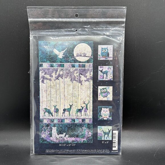 McKenna Ryan “Hooty Harvey” Block 4 Applique Quilt Sewing Pattern Uncut FF - Picture 2 of 5